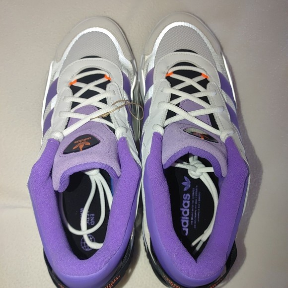 Adidas Niteball 2.0 White Purple Rush Men's Size 12 GX0775 New - Picture 4 of 7